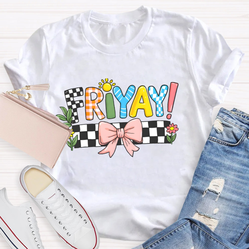 Friyay Lattice Letters T-shirt