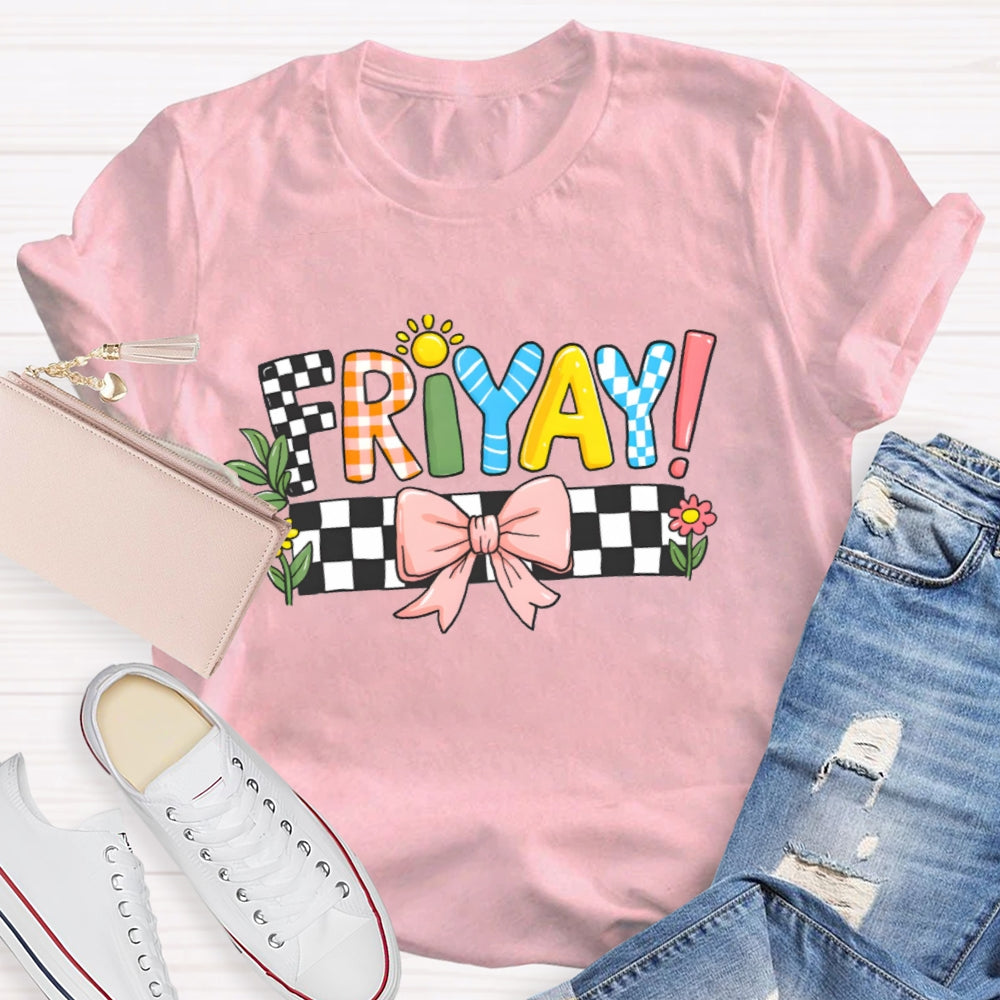 Friyay Lattice Letters T-shirt