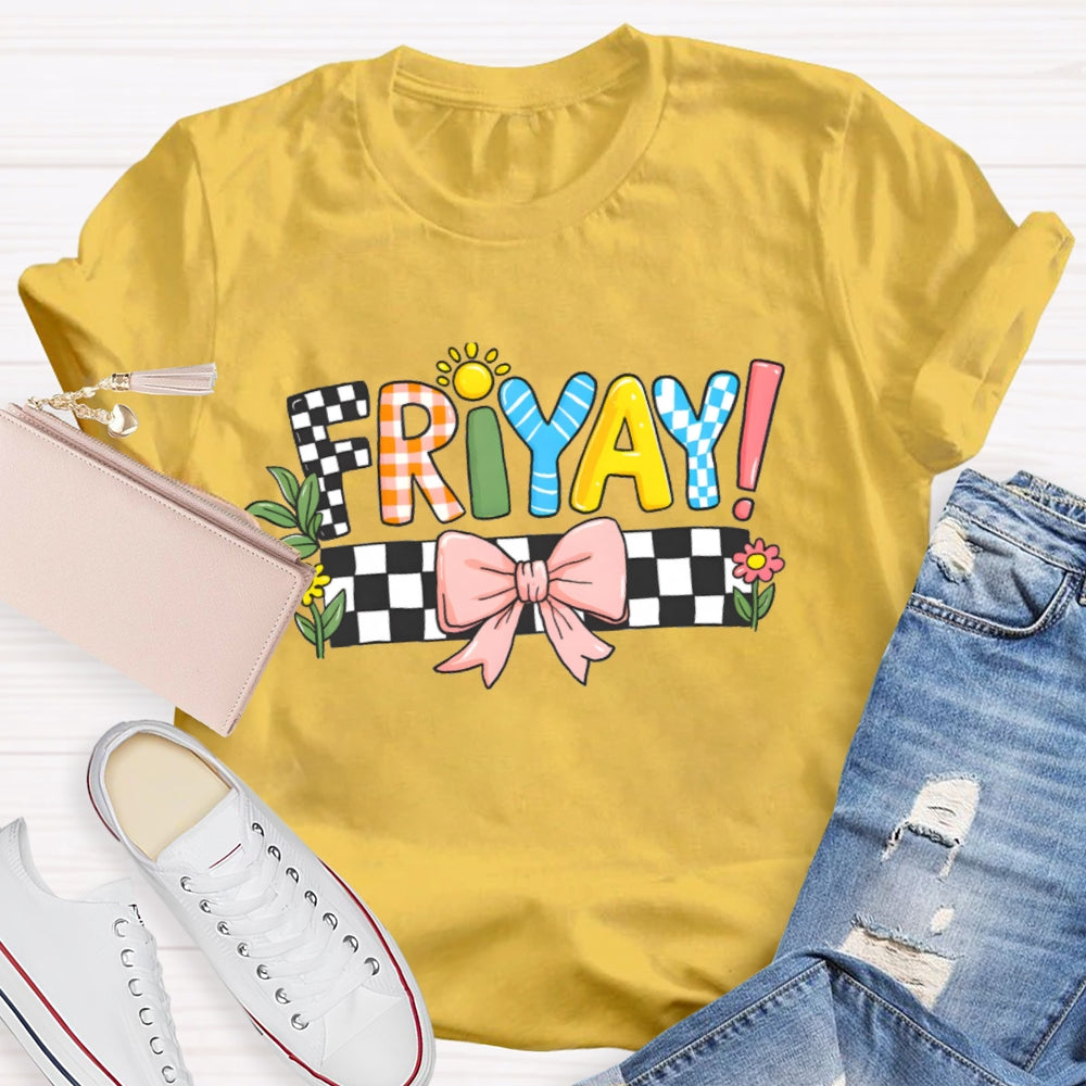 Friyay Lattice Letters T-shirt