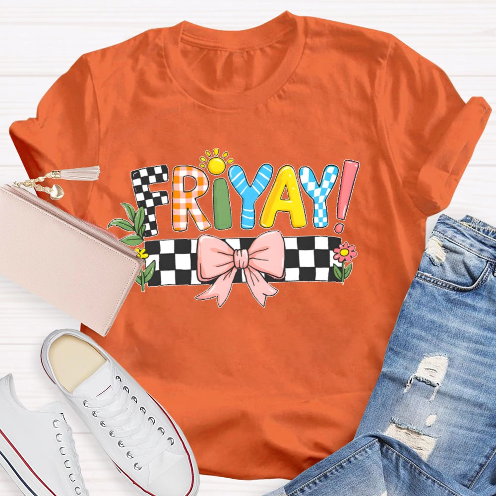 Friyay Lattice Letters T-shirt