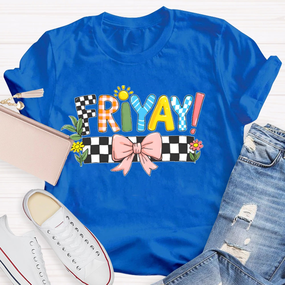 Friyay Lattice Letters T-shirt