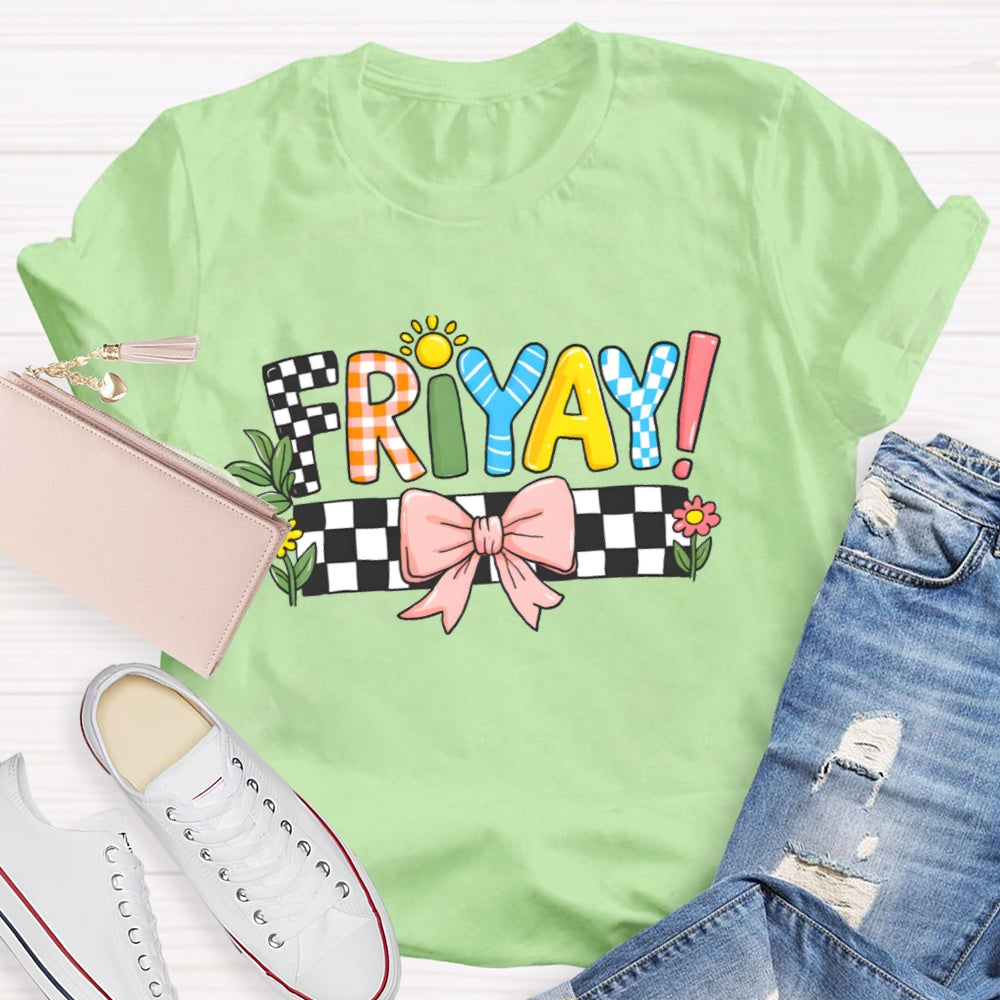 Friyay Lattice Letters T-shirt