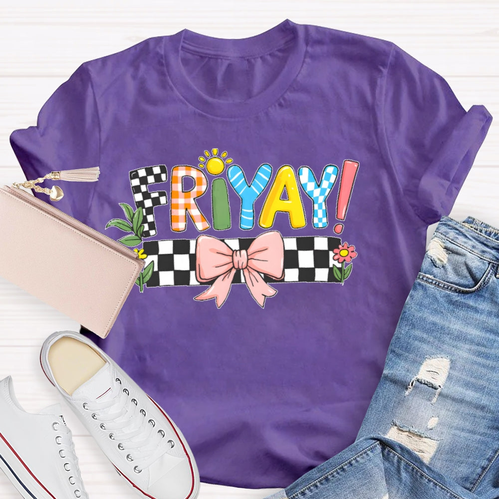 Friyay Lattice Letters T-shirt