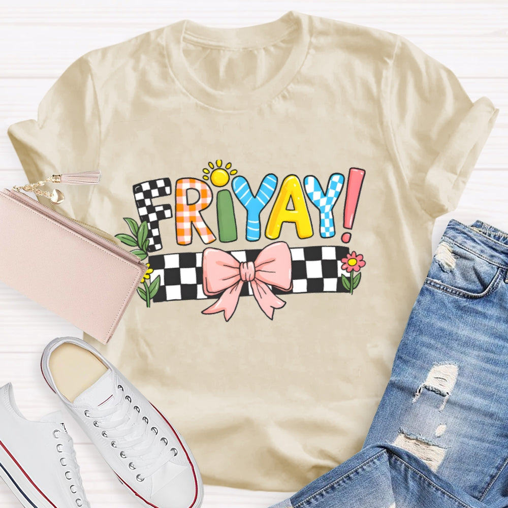 Friyay Lattice Letters T-shirt