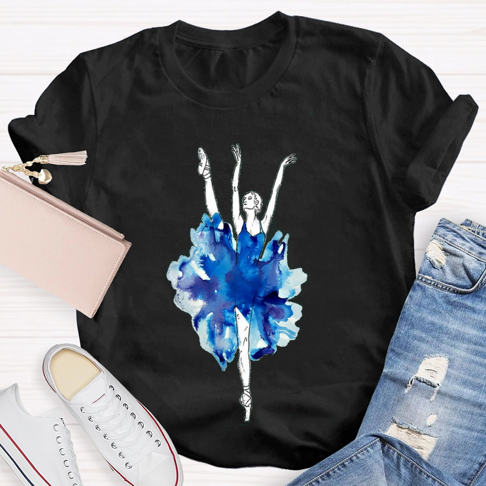 Jumping Dance Posture Dance Teacher T-Shirt