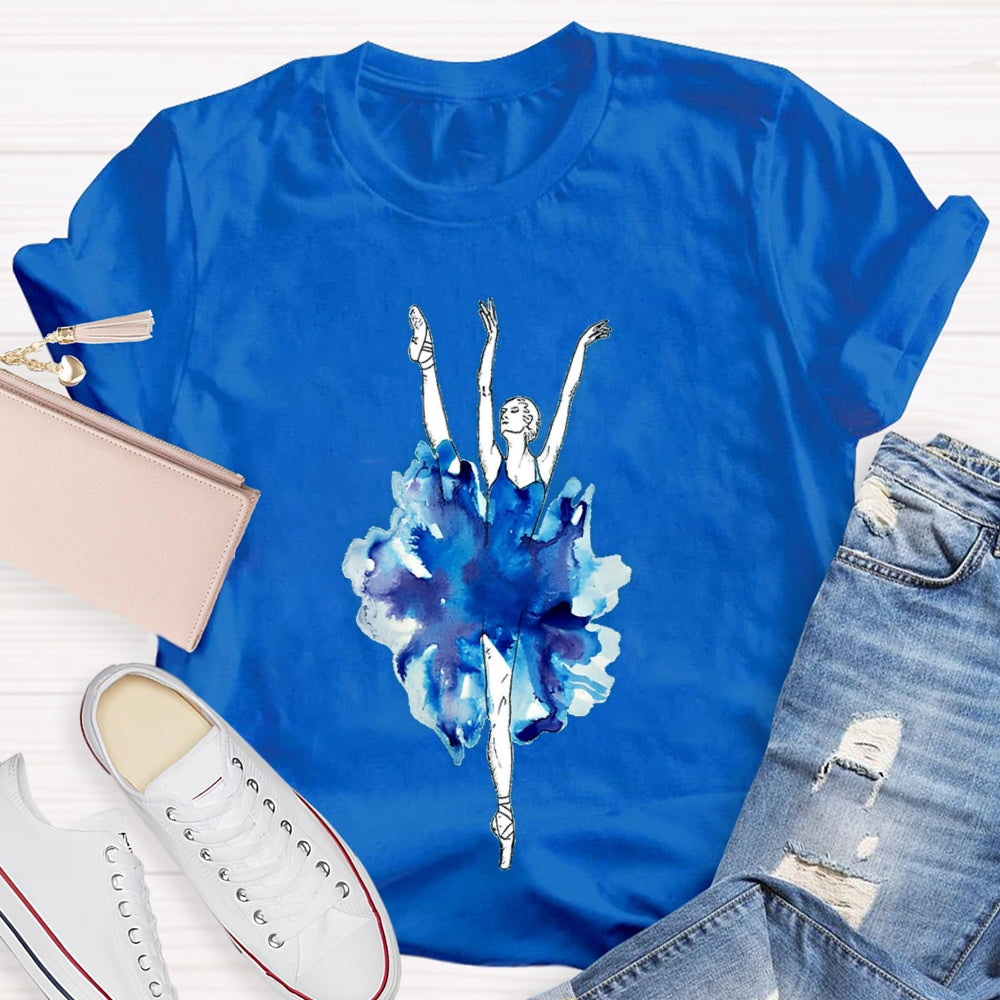 Jumping Dance Posture Dance Teacher T-Shirt