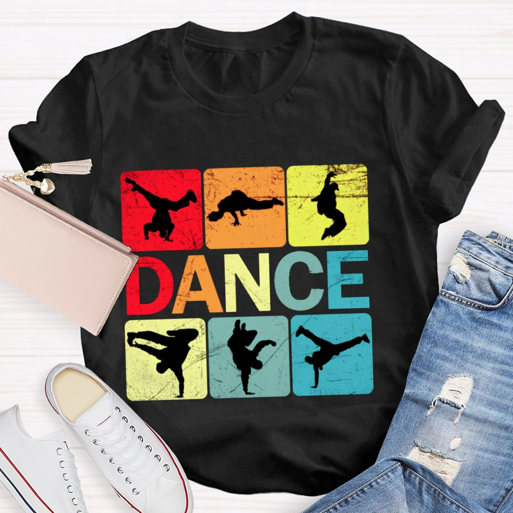 Dance Action Block Elements T-shirt