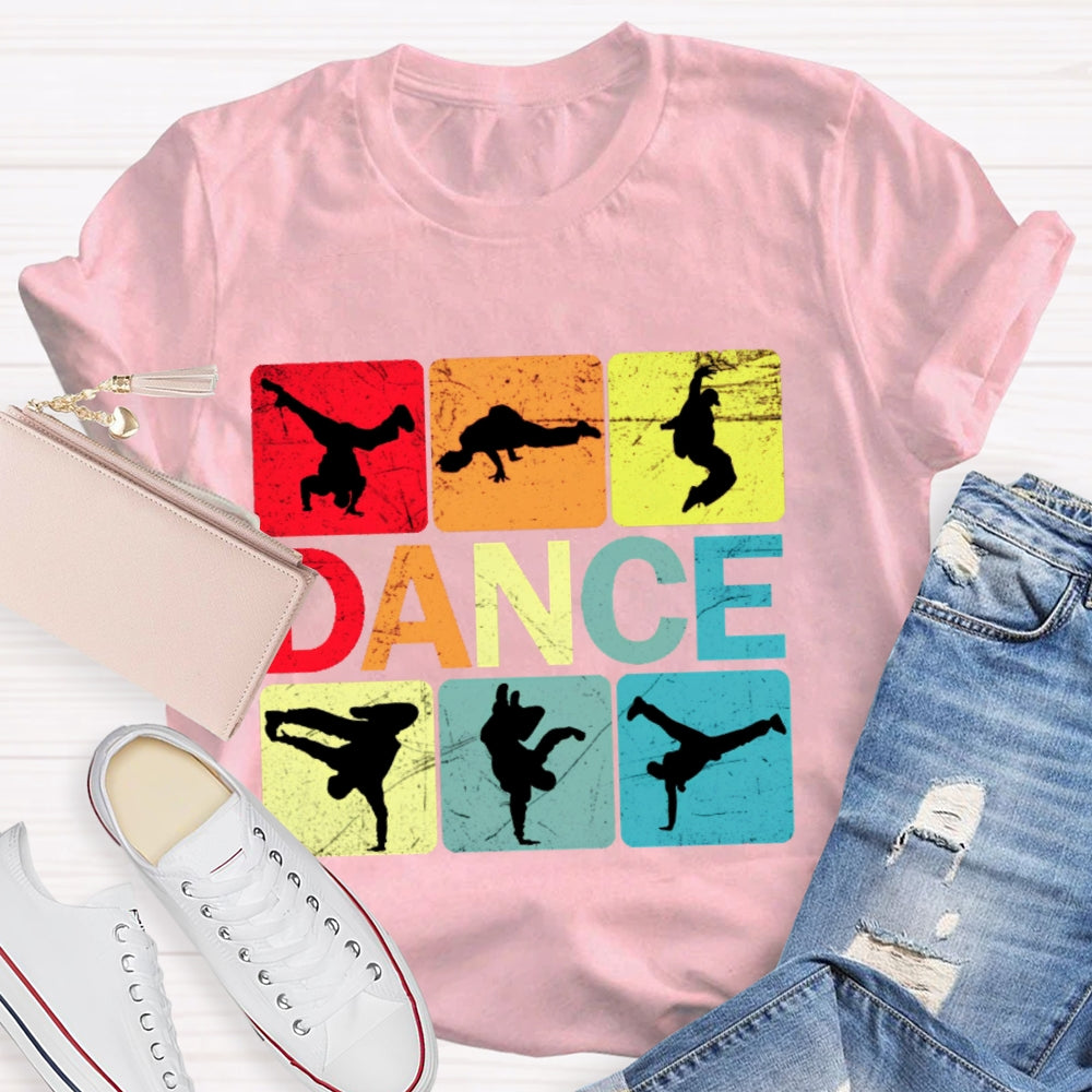 Dance Action Block Elements T-shirt