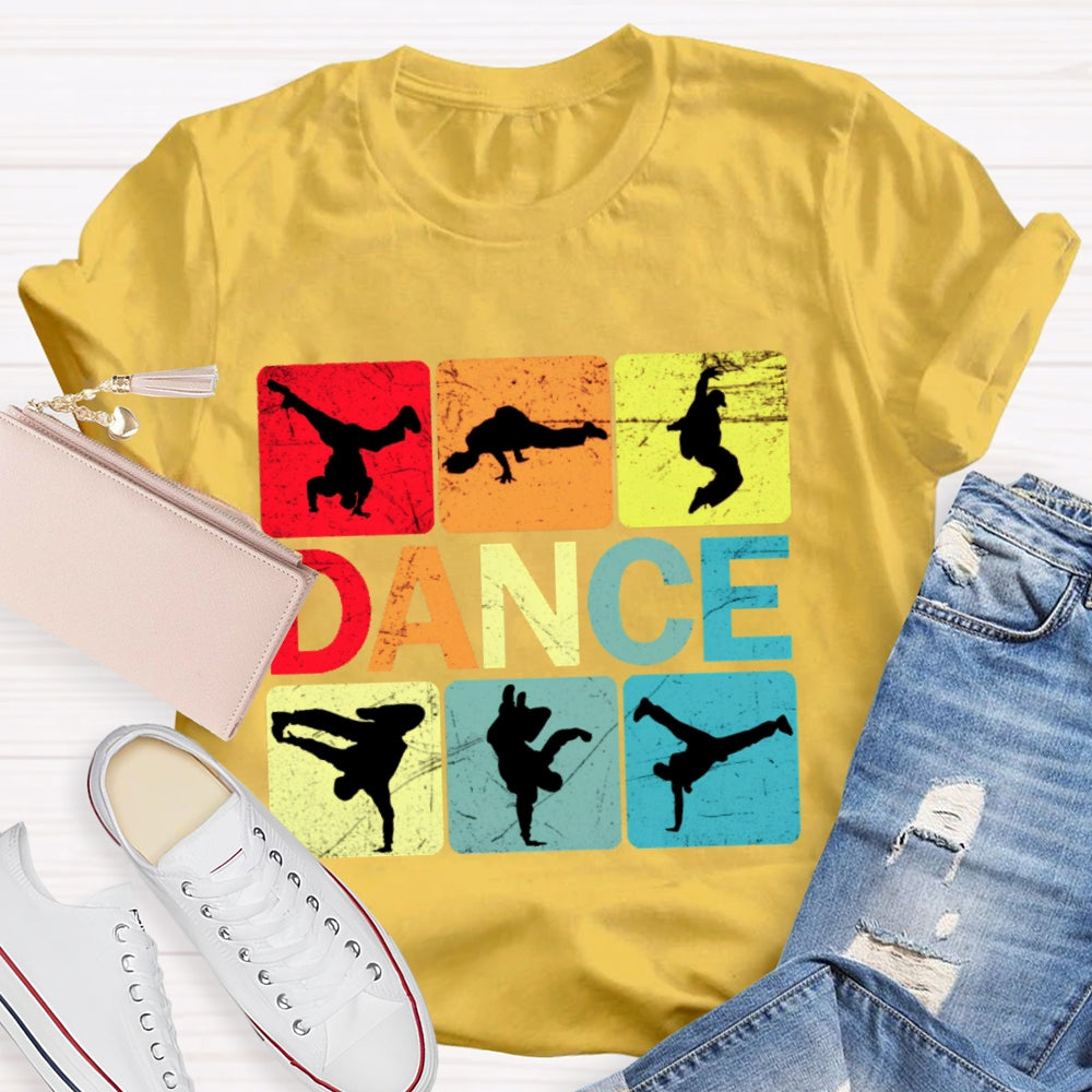 Dance Action Block Elements T-shirt