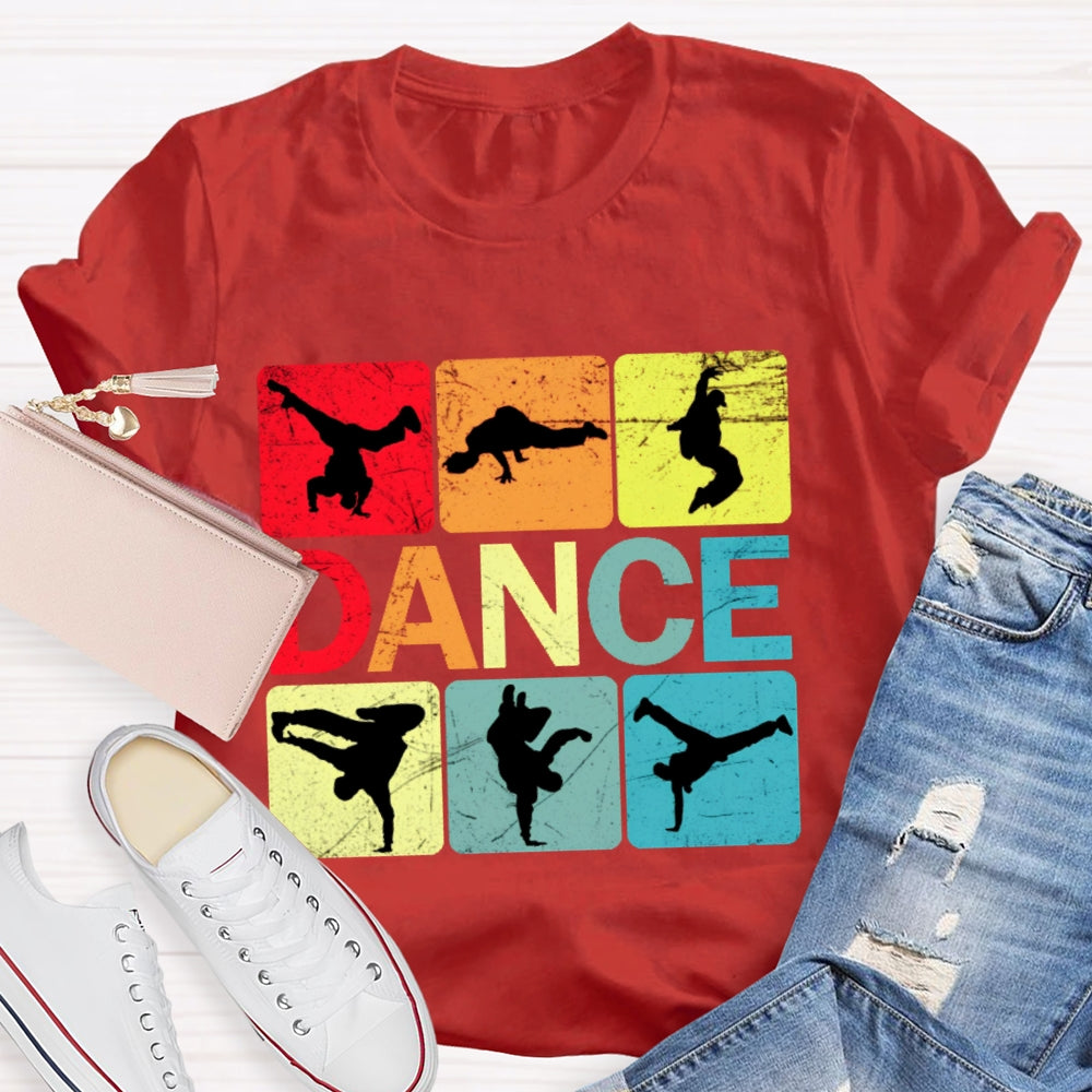 Dance Action Block Elements T-shirt