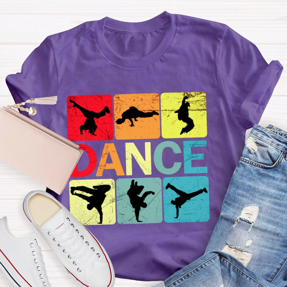 Dance Action Block Elements T-shirt