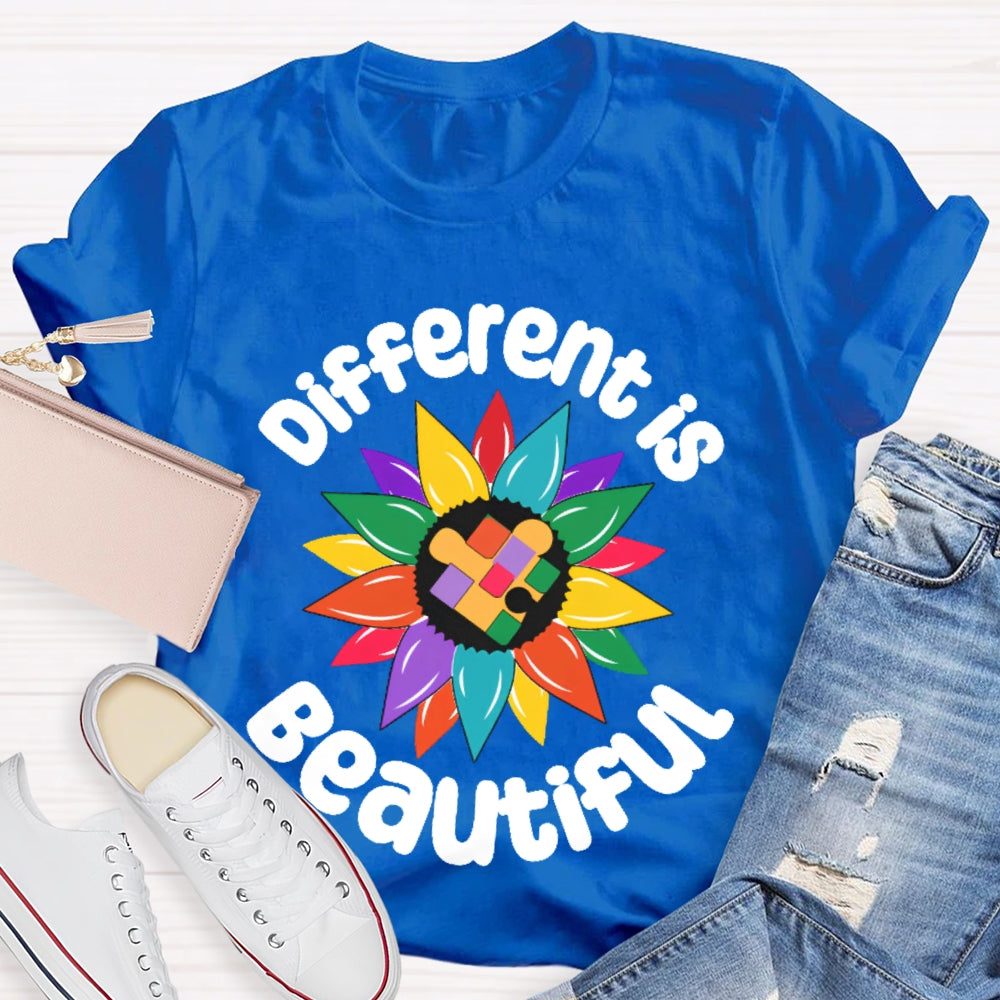 Different Is Beautiful Funny T-shirt