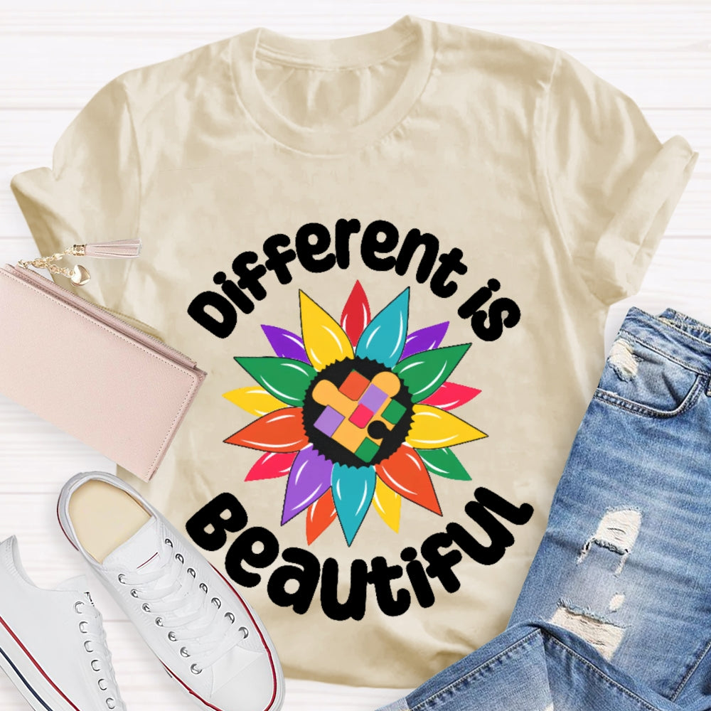 Different Is Beautiful Funny T-shirt