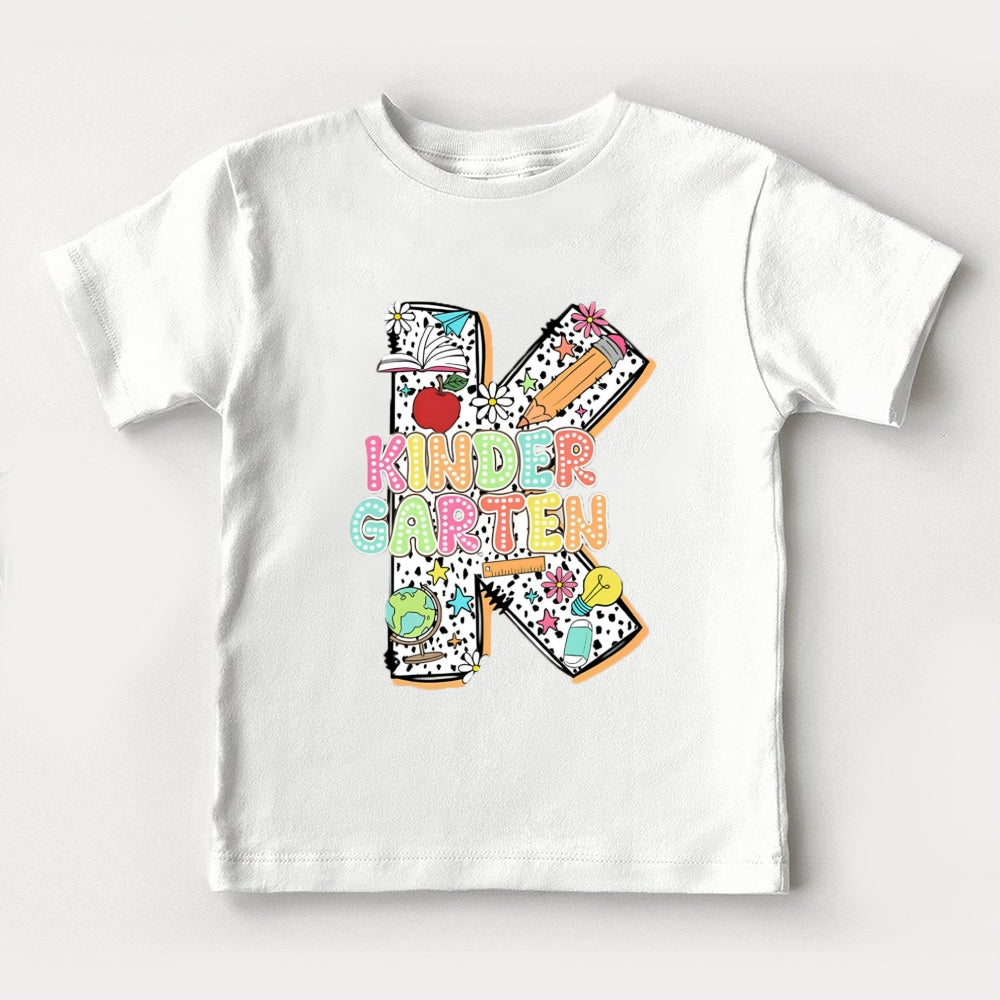 Personalized Grade K Is For Kindergarten Toddler T-Shirts