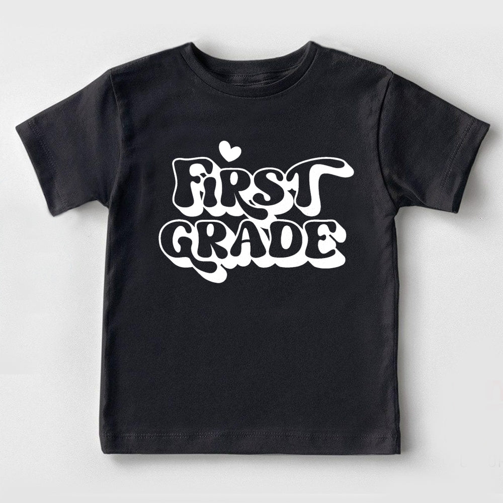 Personalized Grade Heart Toddler T-Shirts