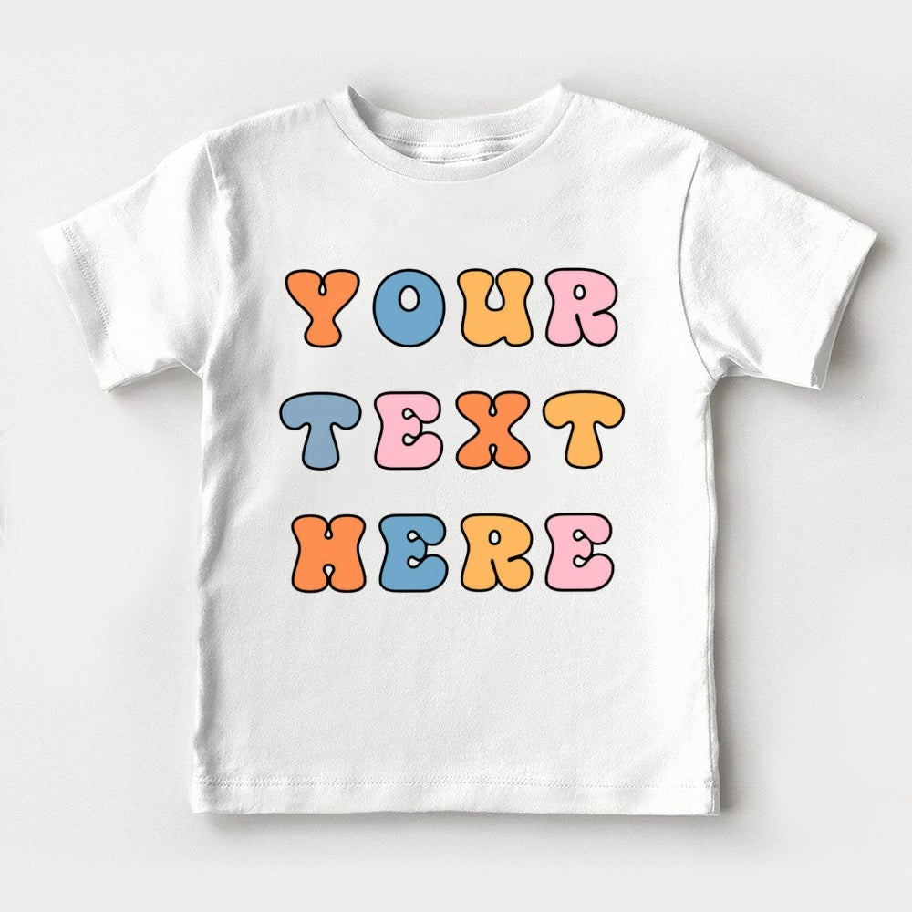 Personalized Name And Grade Kinder Garten Your Text Here Toddler&Kids Tees