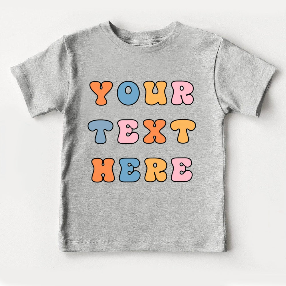 Personalized Name And Grade Kinder Garten Your Text Here Toddler&Kids Tees