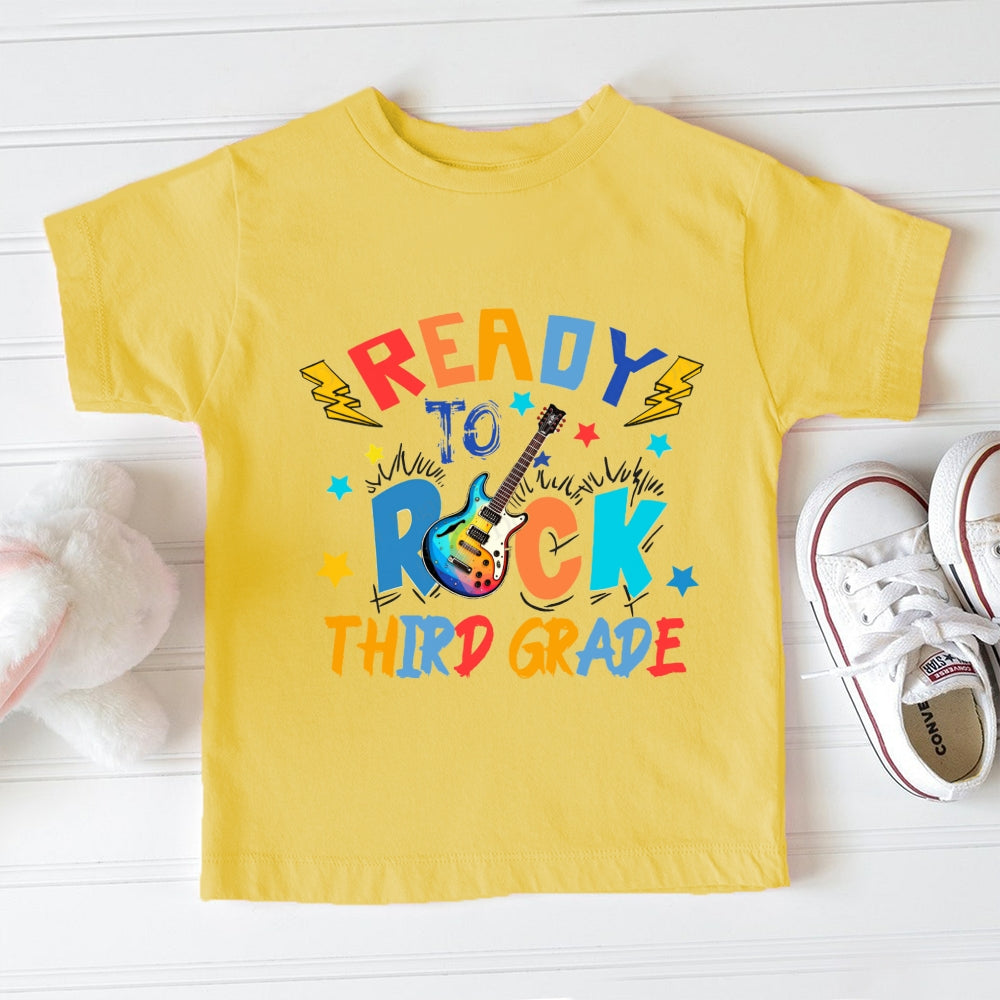 Personalized Grade I'M Ready To Third Grade Toddler&Kids Tees