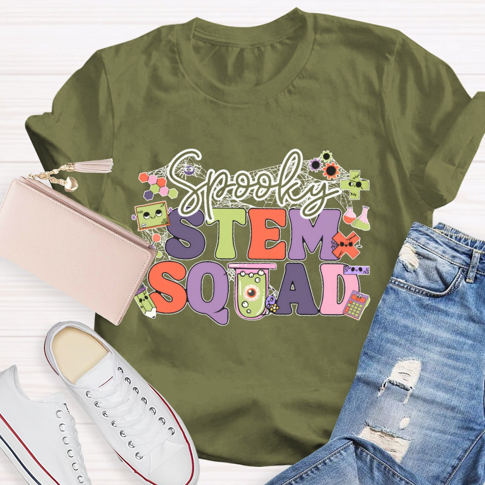 Spooky Stem Teacher Halloween T-shirt