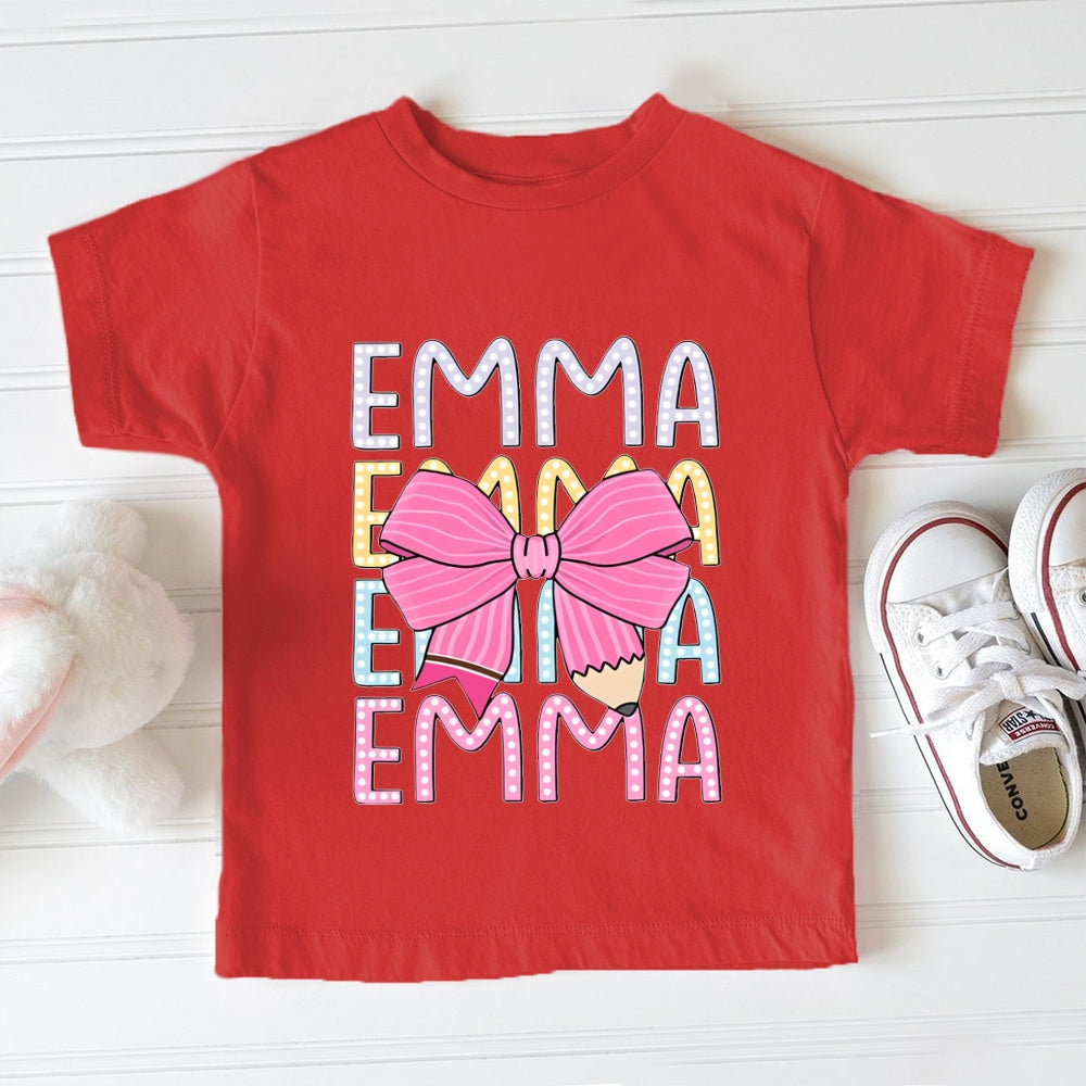 Personalized Name Emma Toddler T-shirts