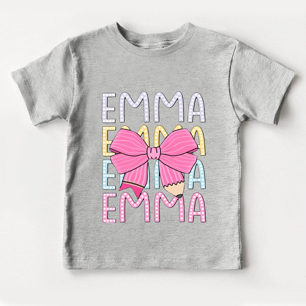 Personalized Name Emma Toddler T-shirts