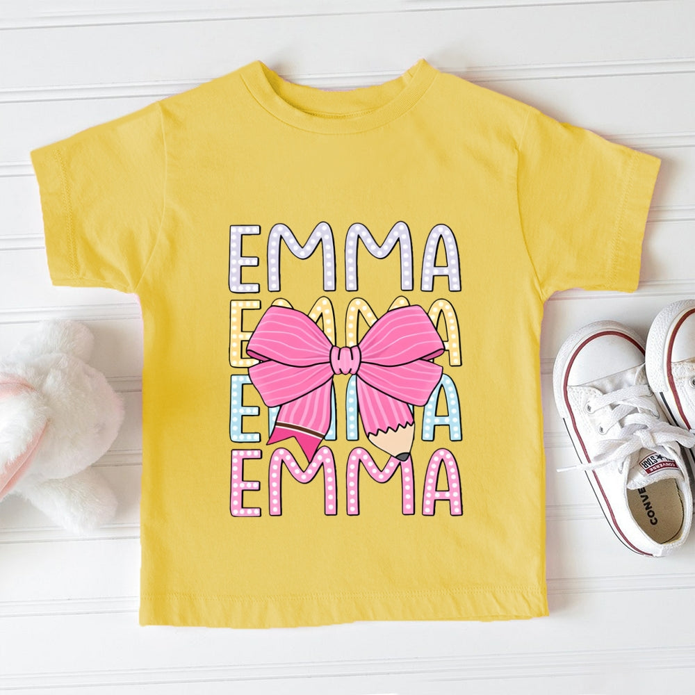 Personalized Name Emma Toddler T-shirts