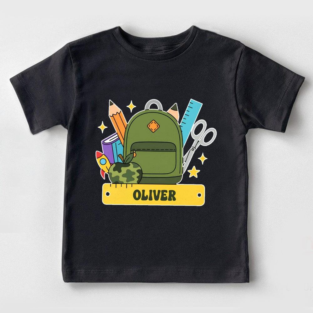 Personalized Name Stationery Funny Toddler T-shirts