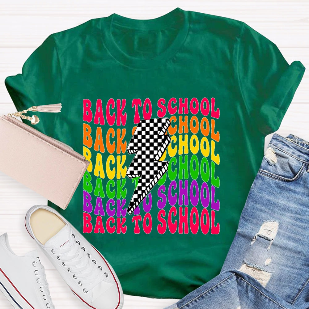 Back To School  Lightning Funny T-shirt