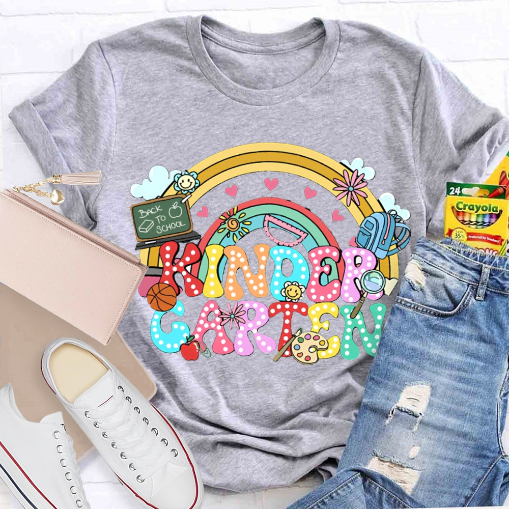Back To School Kindergarten Teacher T-shirt