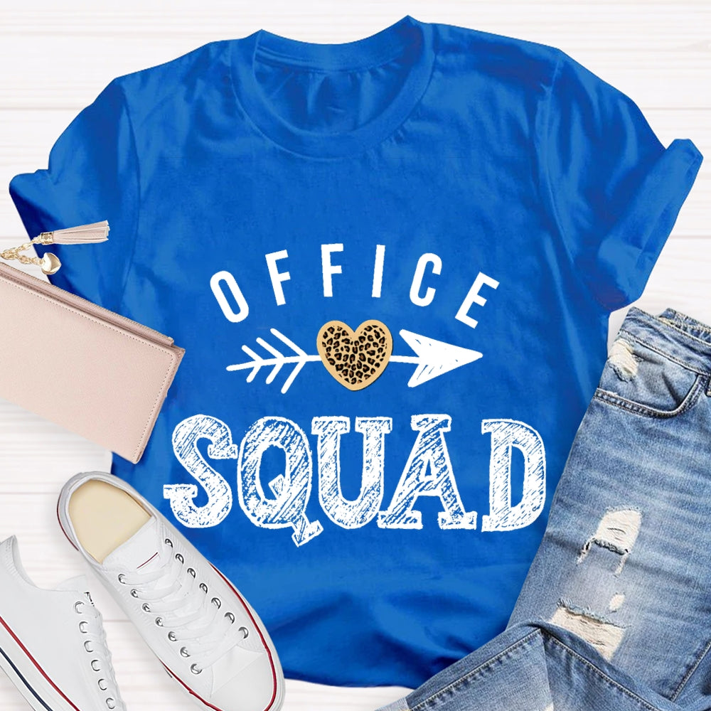 Office Squad Shooting Hearts T-shirt