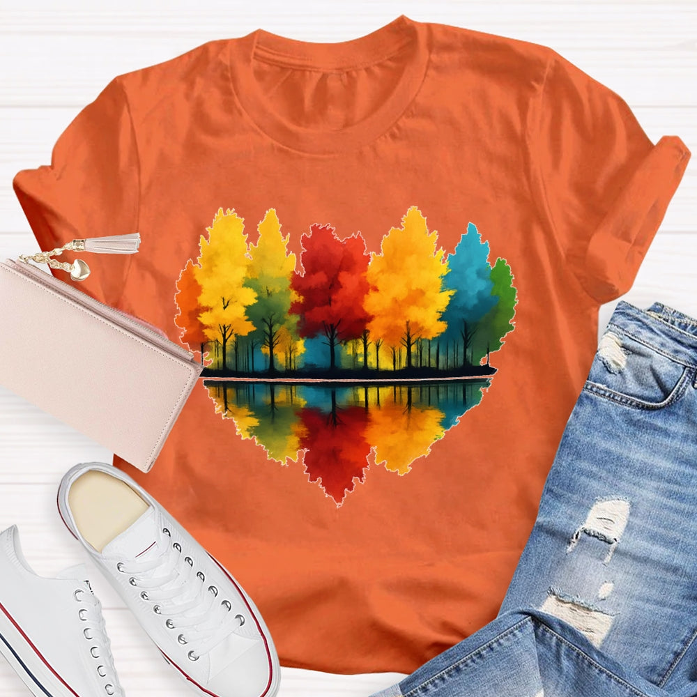 Love Maple Tree Autumn  Funny T-shirt