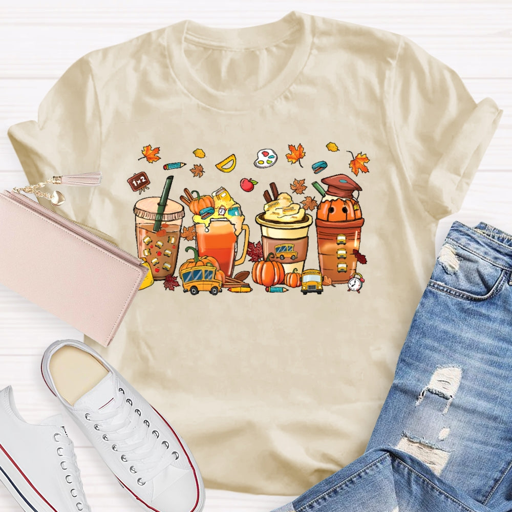 Autumn Back To School Funny T-shirt