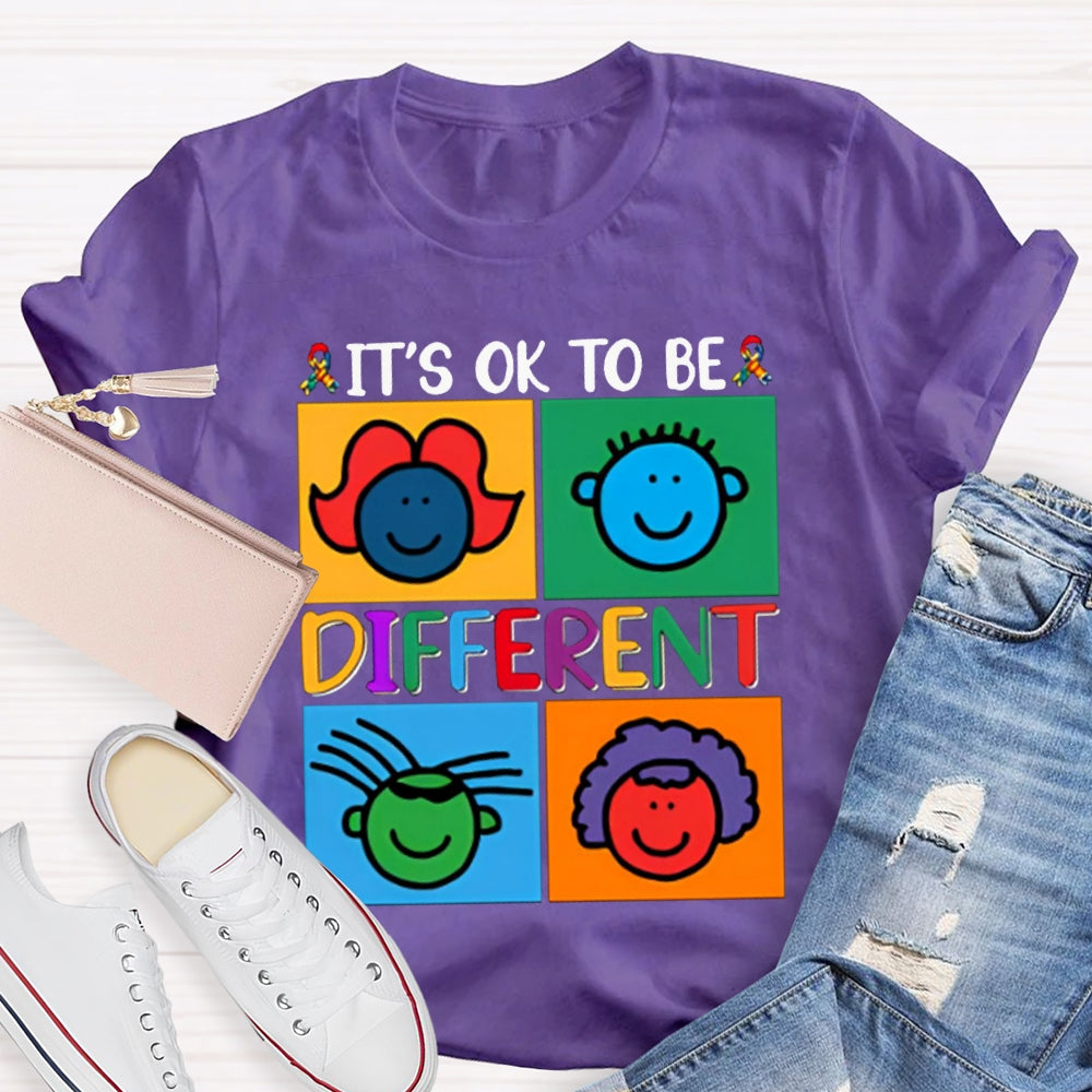 It'S Ok To Be Different Color Avatar T-shirt