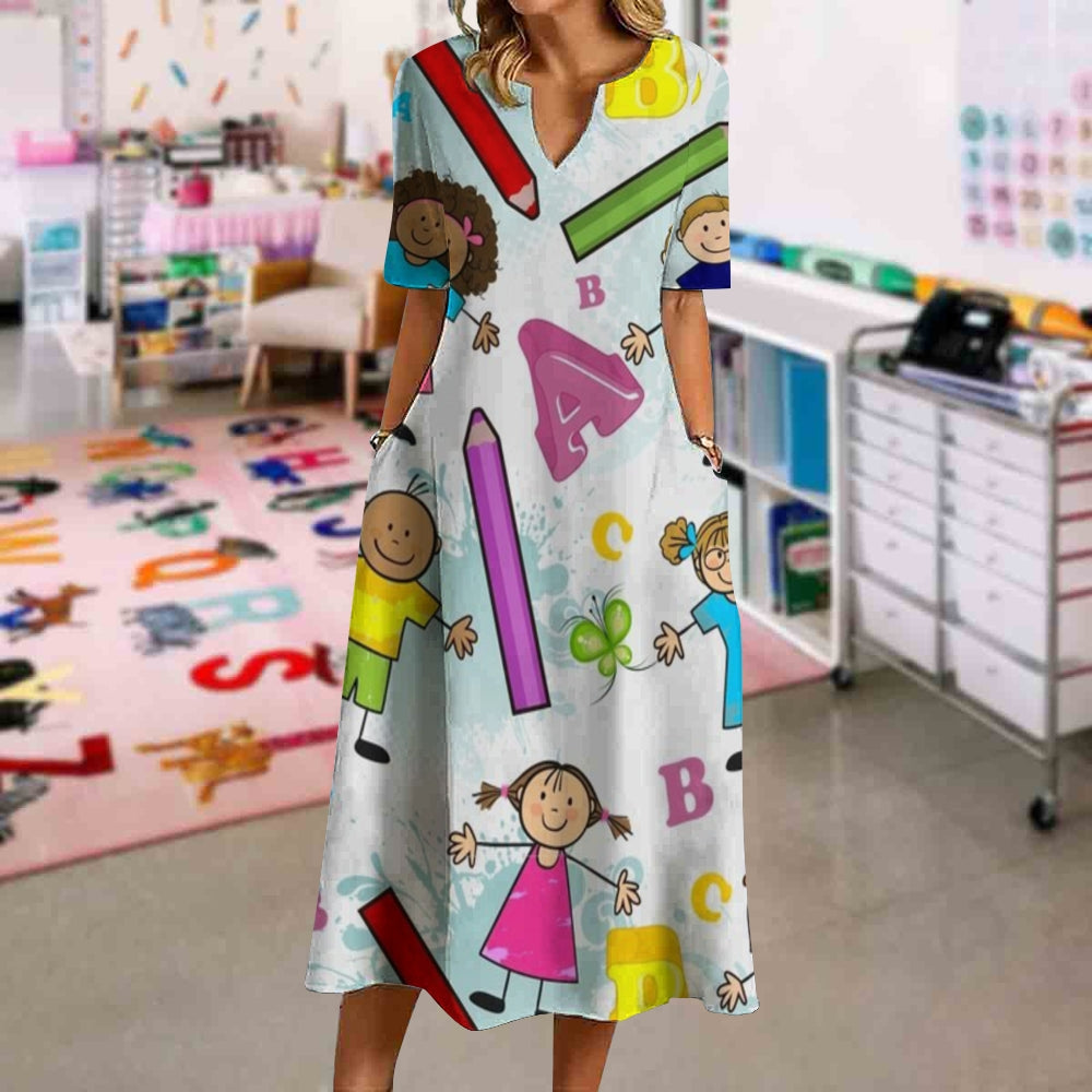 Happy Campus Life Dress