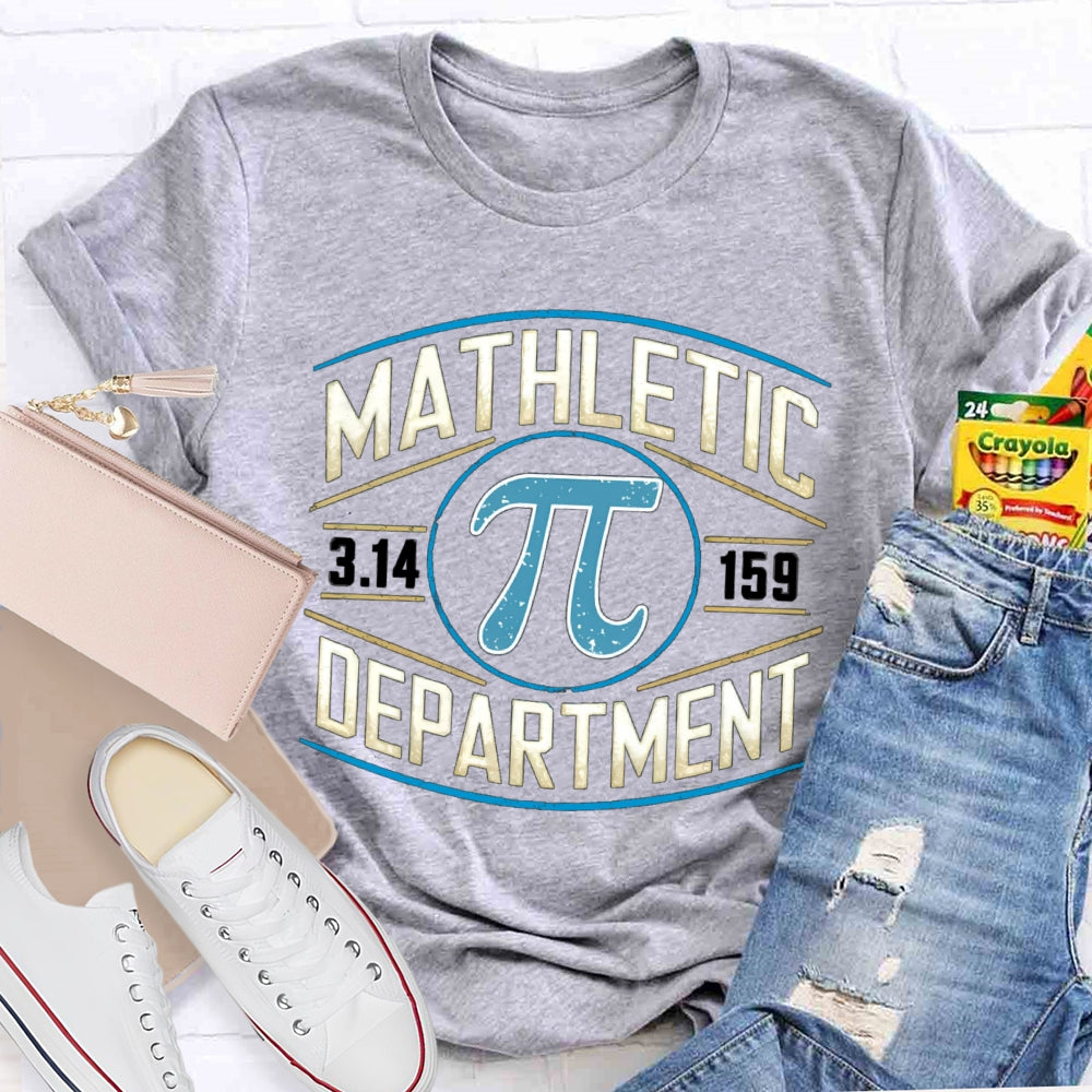 Mathletic Department  Funny T-shirt