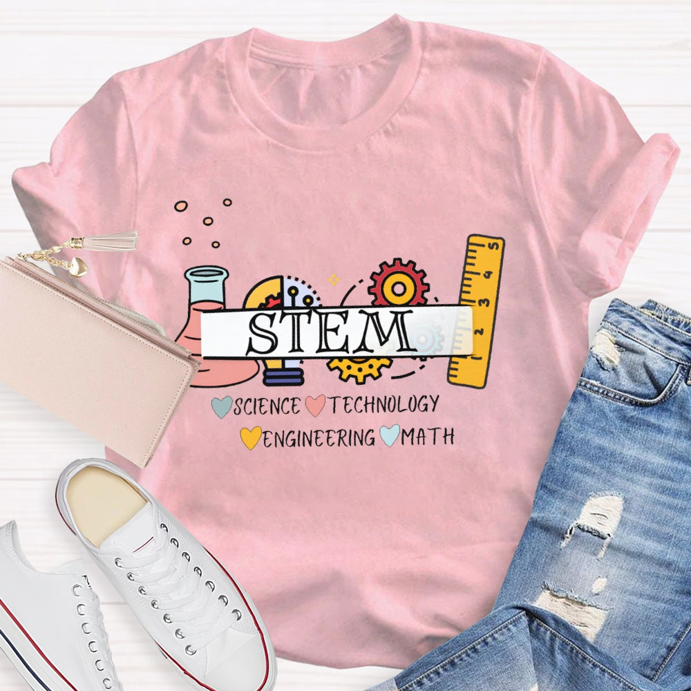 Stem Science Technology Engineering Math T-shirt