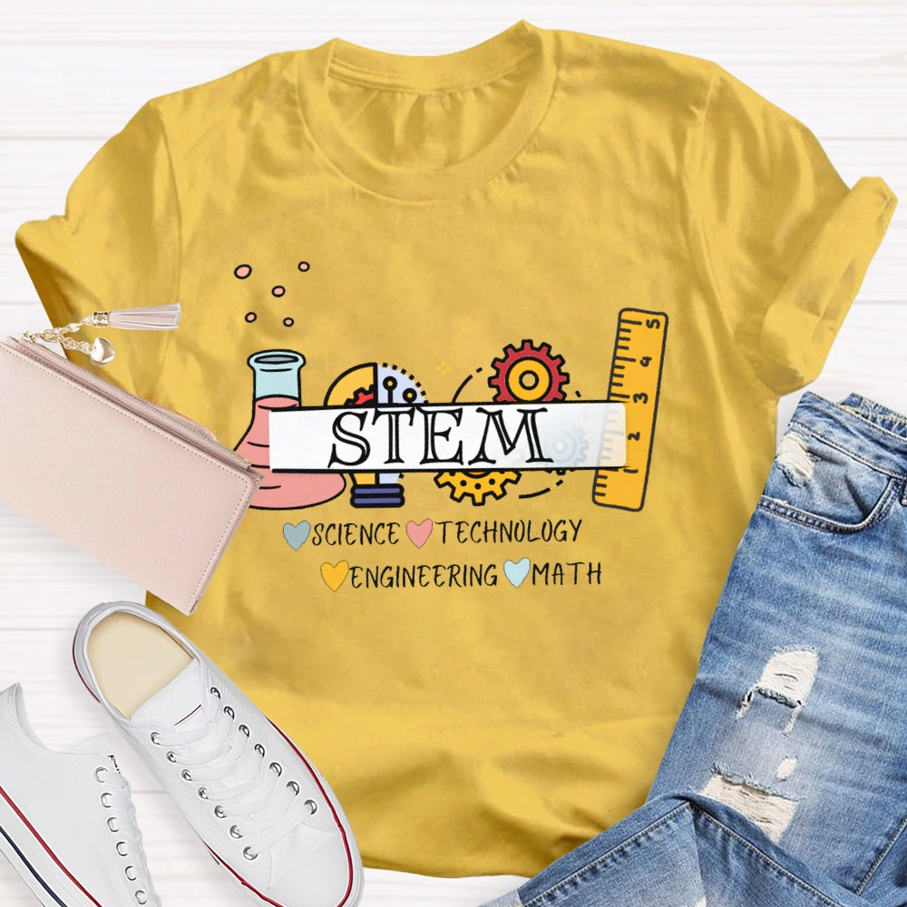 Stem Science Technology Engineering Math T-shirt