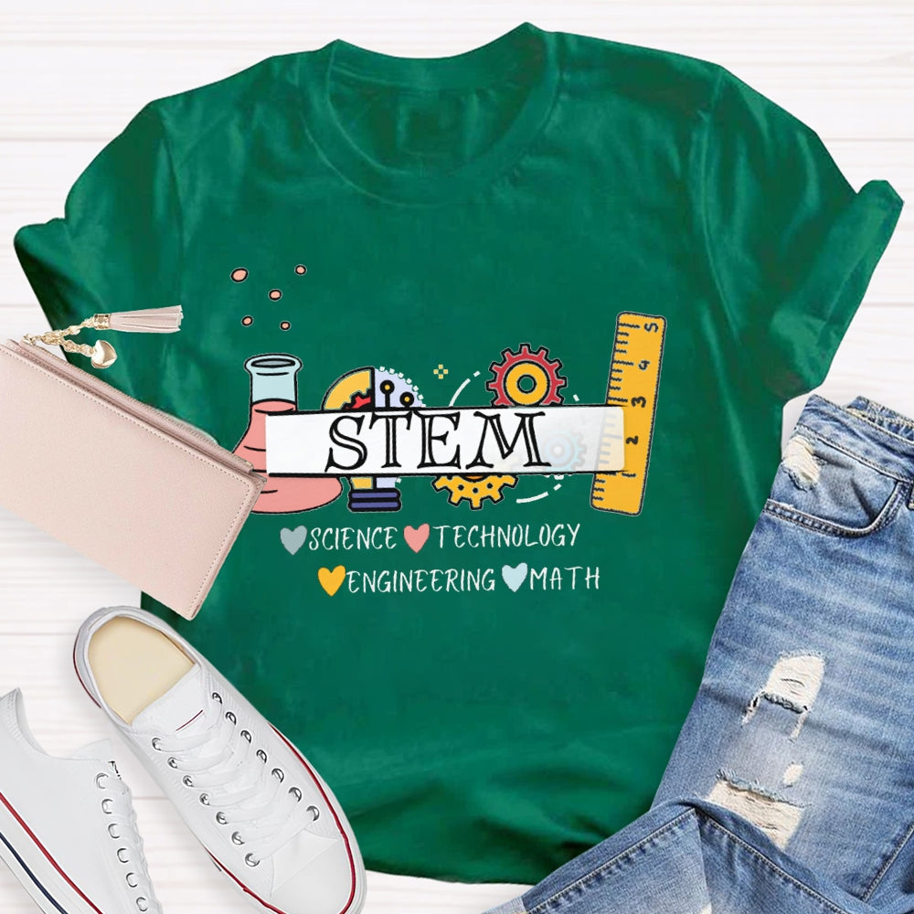 Stem Science Technology Engineering Math T-shirt