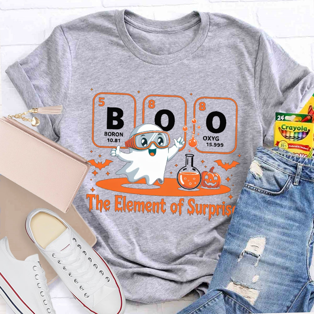 Boron Oxygen The Element Of Surprise The Kid Doing Experiments T-shirt