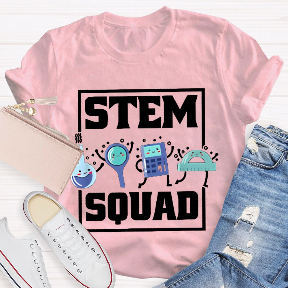 Stem Squad Science Technology Engineering Math T-shirt