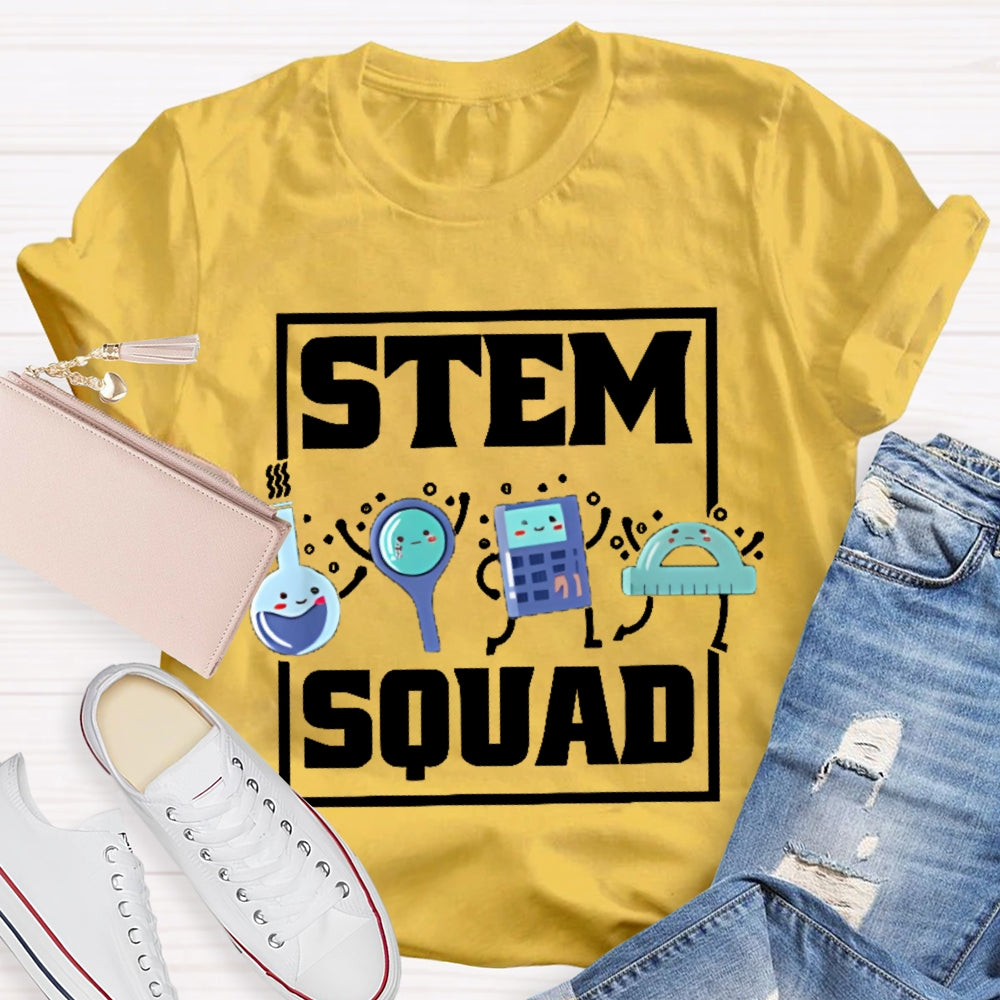 Stem Squad Science Technology Engineering Math T-shirt