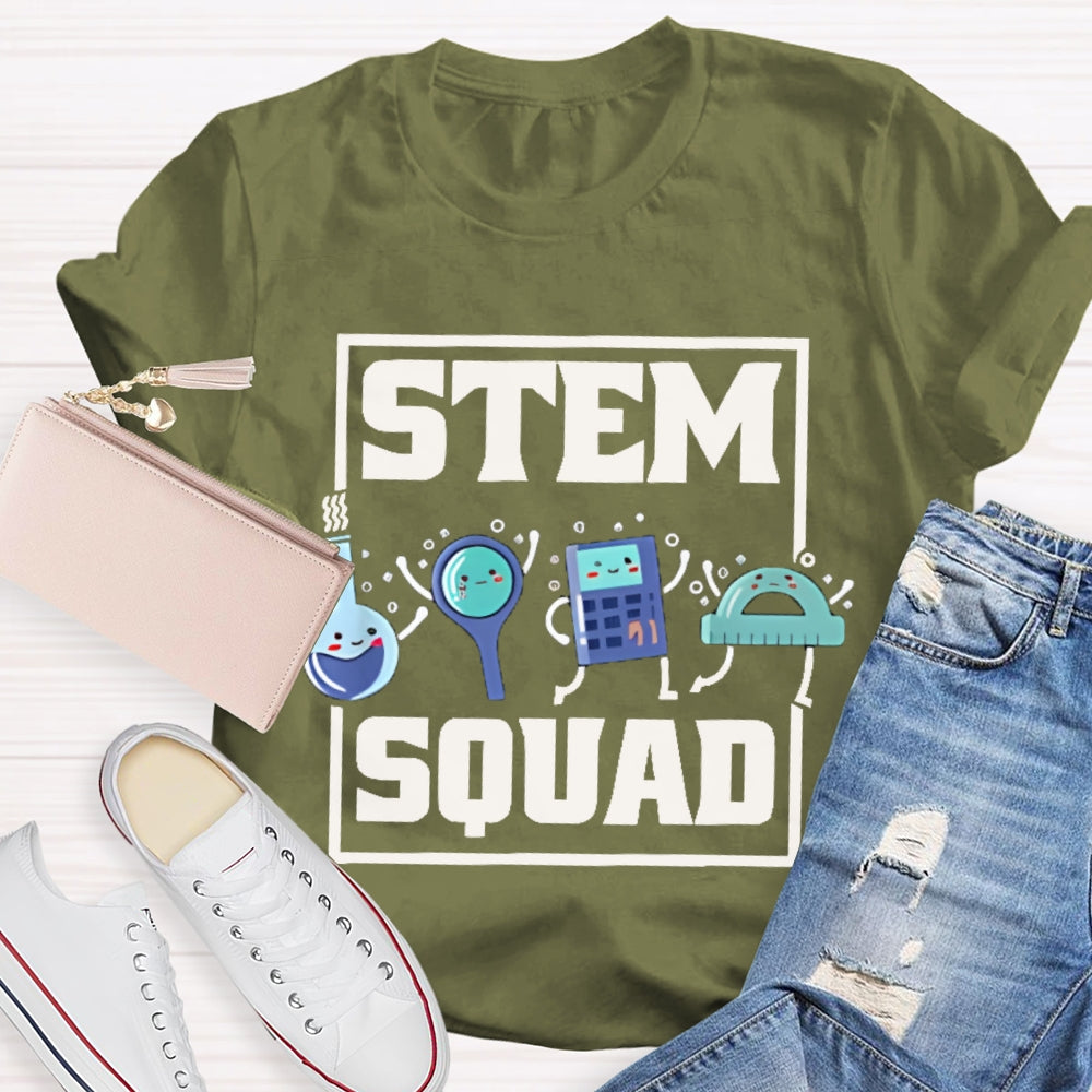 Stem Squad Science Technology Engineering Math T-shirt