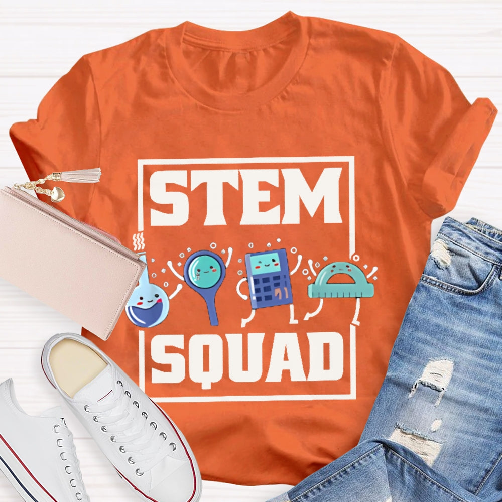 Stem Squad Science Technology Engineering Math T-shirt