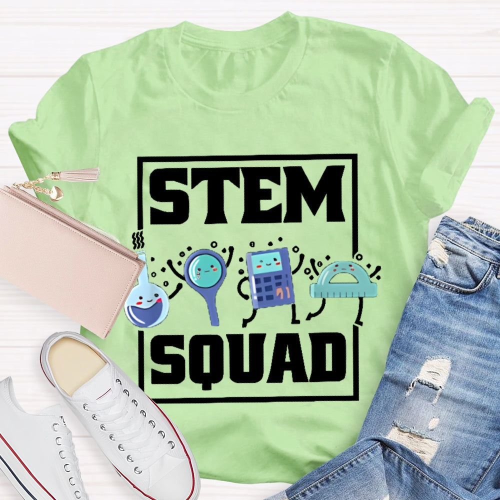 Stem Squad Science Technology Engineering Math T-shirt