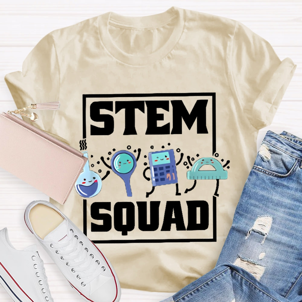 Stem Squad Science Technology Engineering Math T-shirt