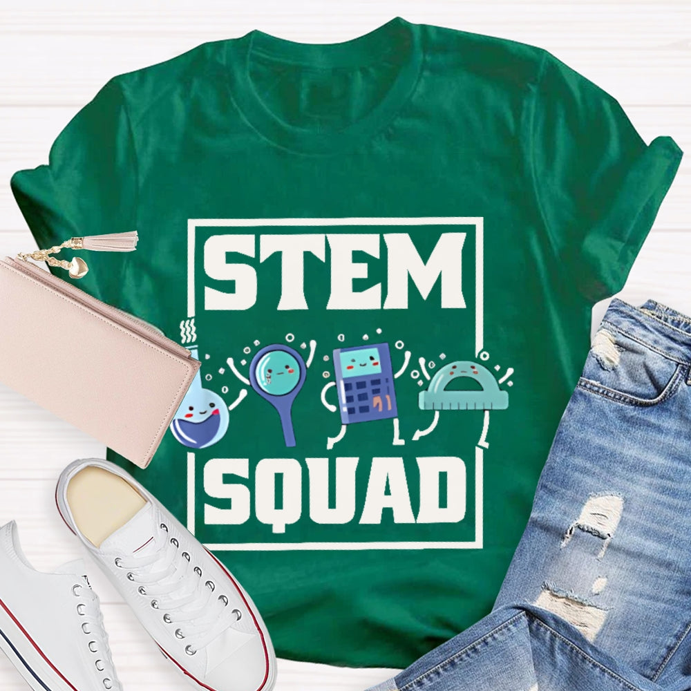 Stem Squad Science Technology Engineering Math T-shirt