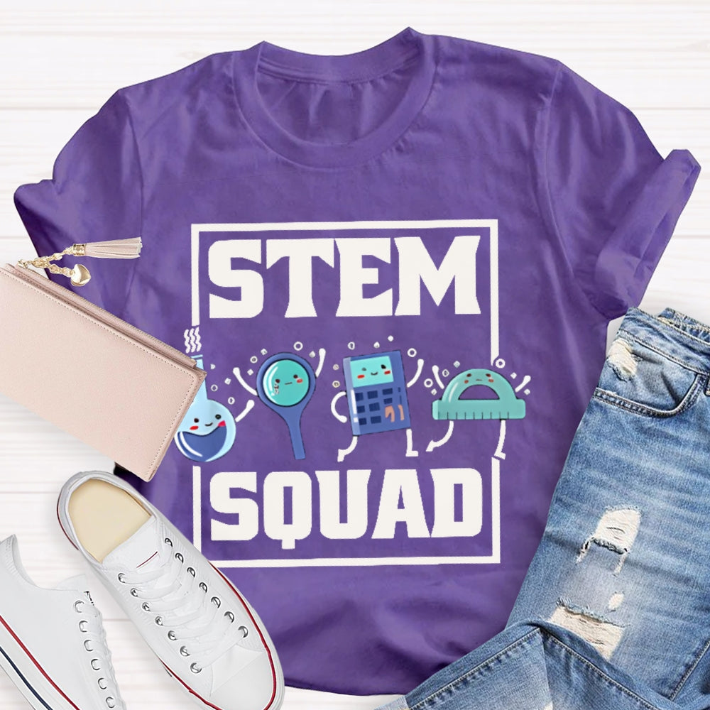 Stem Squad Science Technology Engineering Math T-shirt