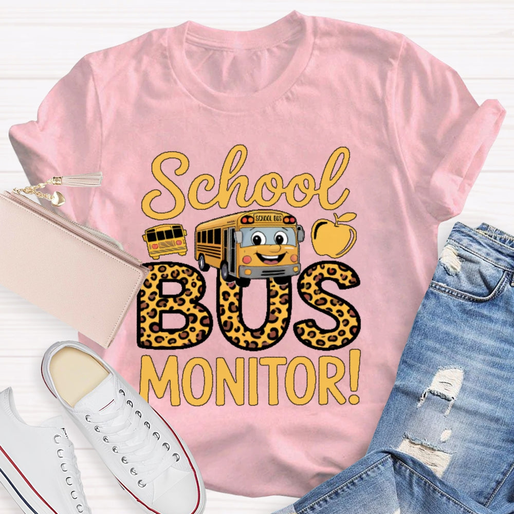 School Bus Monitor Life T-shirt