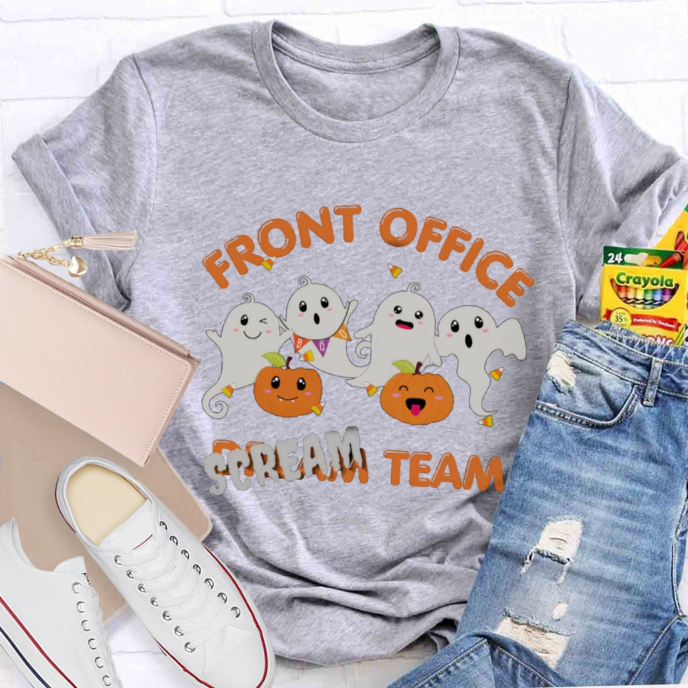 Front Office Scream Team Little Ghosts And Pumpkins T-shirt