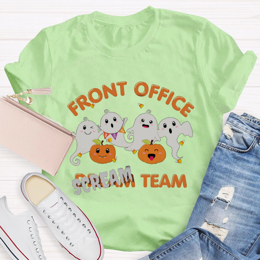 Front Office Scream Team Little Ghosts And Pumpkins T-shirt